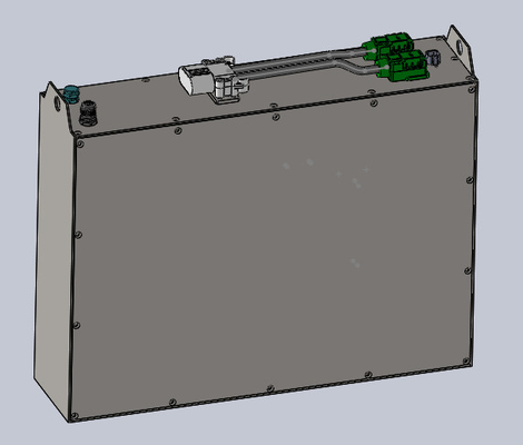 25.6V 210Ah Excavator Battery Lithium Battery 700mmx170mmx564mm